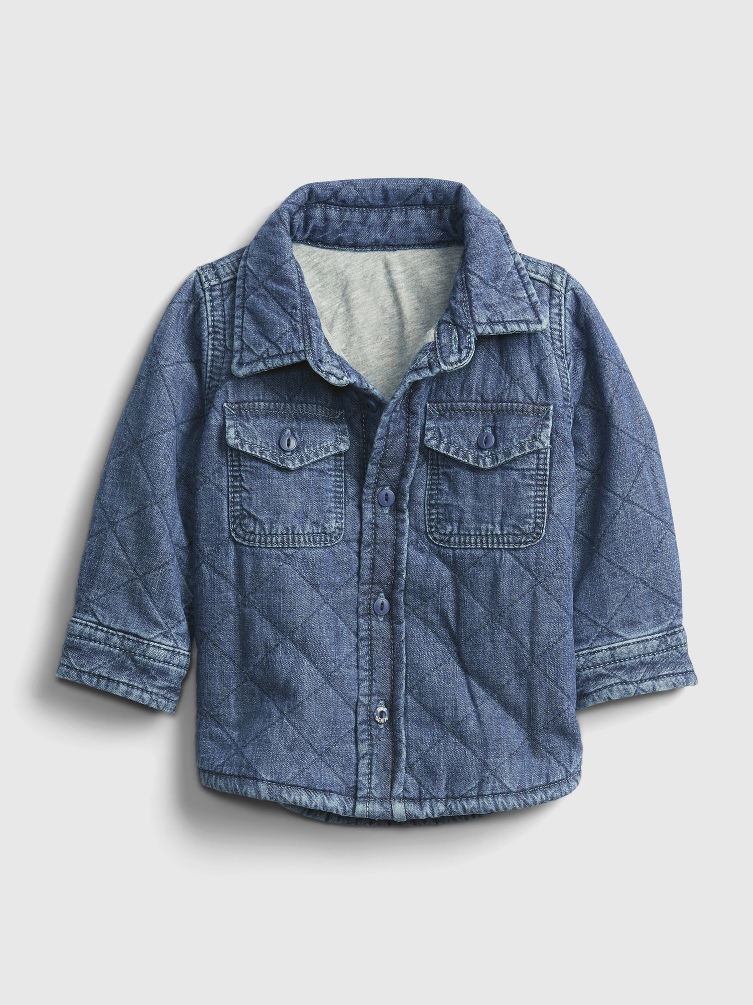 gap quilted shirt jacket