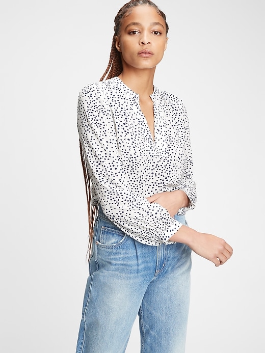 Image number 1 showing, Print Blouse