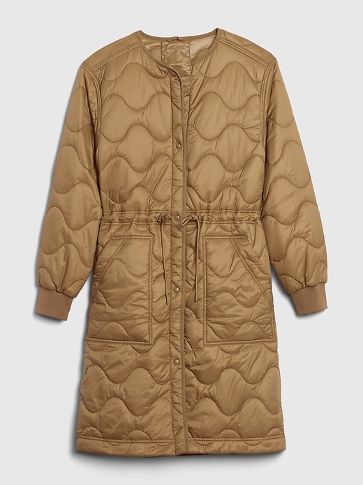Image number 6 showing, Upcycled Quilted Puffer Coat