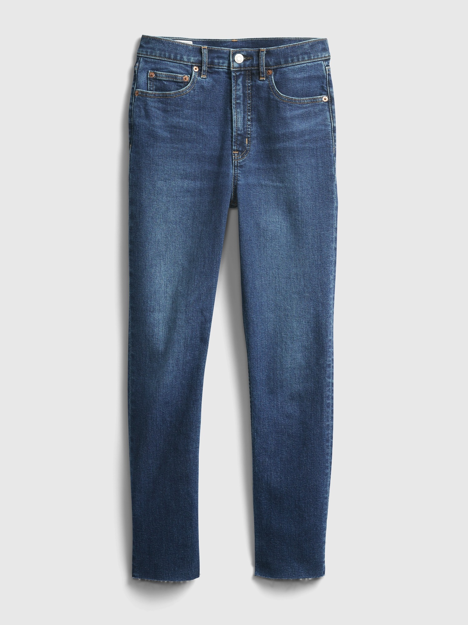 high rise cigarette jeans gap