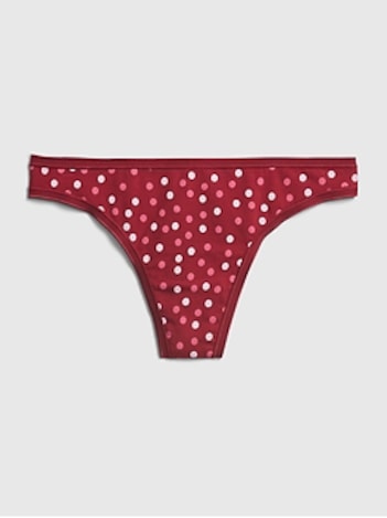 Stretch Cotton Thong