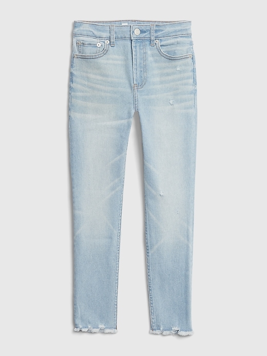 Image number 2 showing, Teen Sky High Rise Skinny Ankle Jeans with Stretch