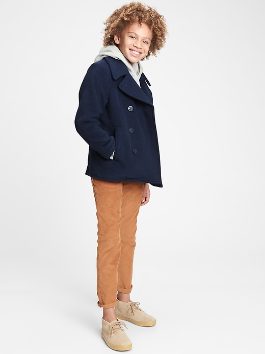 Image number 2 showing, Kids Wool Peacoat