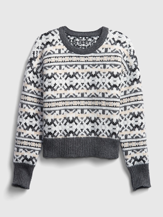 Image number 6 showing, Fair Isle Crewneck Sweater
