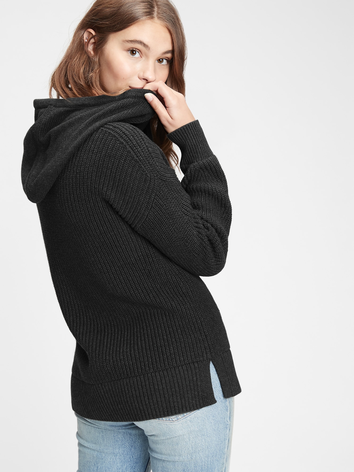 Gap funnel top shaker hoodie
