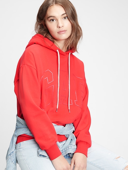 View large product image 1 of 1. Gap Logo Easy Hoodie
