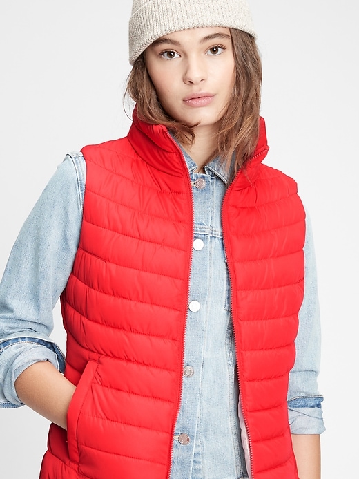 View large product image 1 of 1. Upcycled Lightweight Puffer Vest