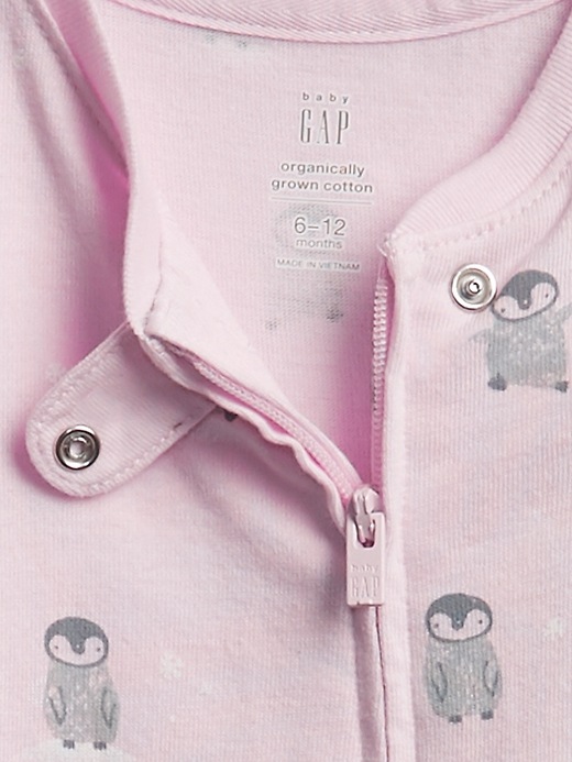 Image number 3 showing, Baby Organic Penguin One-Piece
