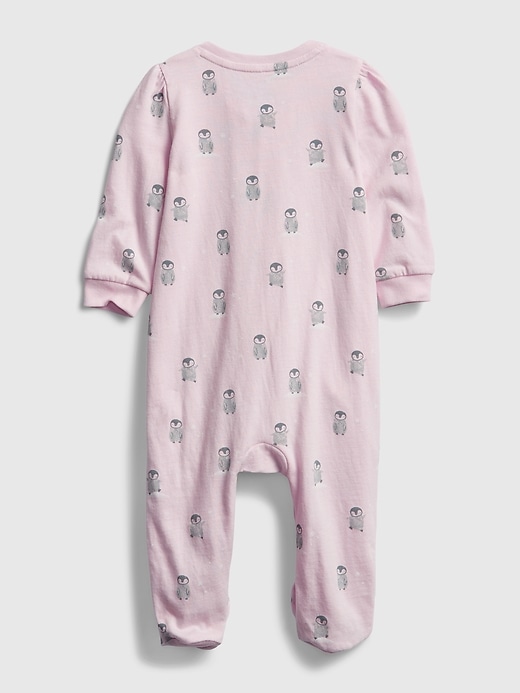 Image number 2 showing, Baby Organic Penguin One-Piece