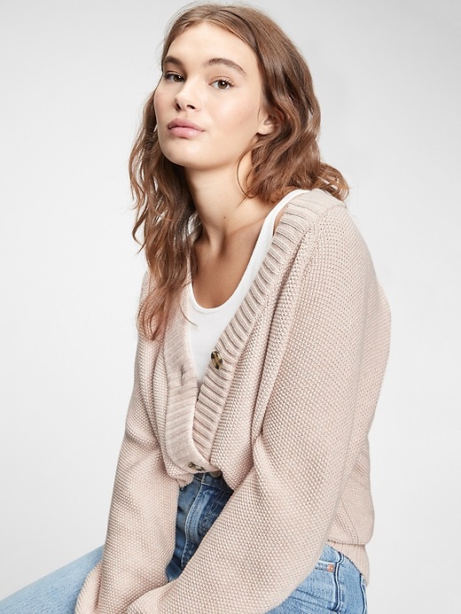 Image number 7 showing, Textured Cardigan