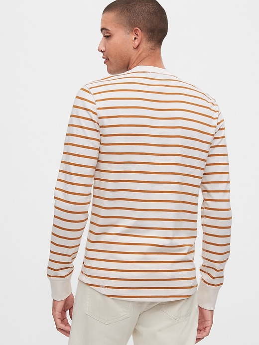 2 of 8 showing, with the color autumn orange of product Henley T-Shirt