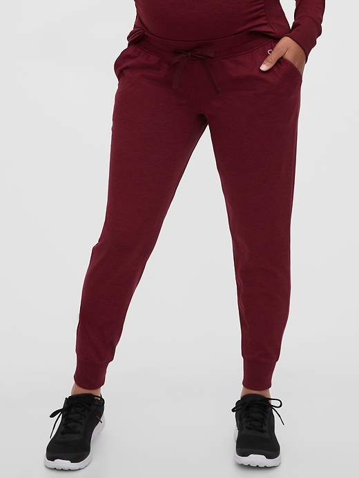 View large product image 1 of 1. Maternity Brushed Jersey Under-Belly Joggers