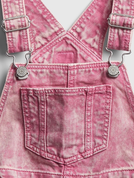 Image number 3 showing, Toddler Pink Denim Skirtall