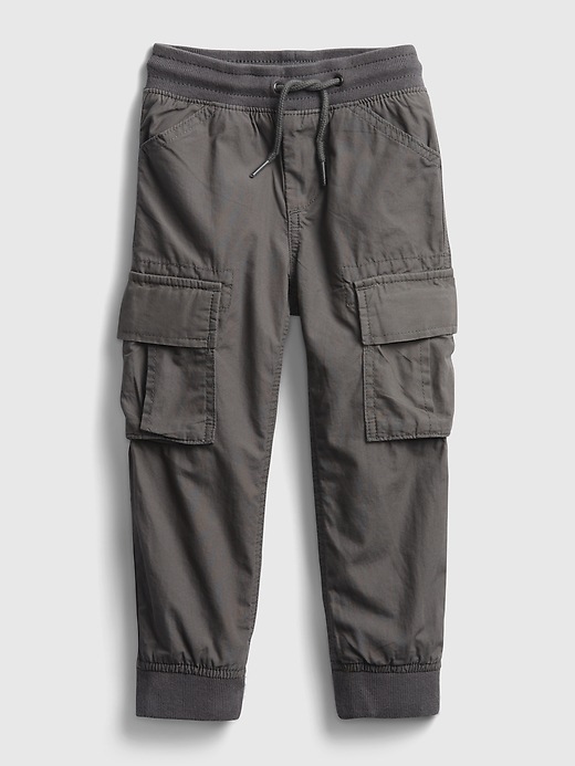 Image number 5 showing, Toddler Lined Cargo Pull-On Joggers
