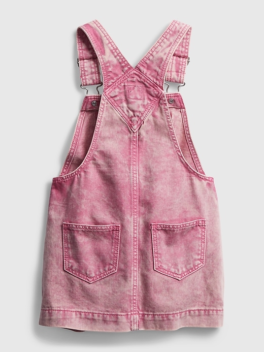 Image number 2 showing, Toddler Pink Denim Skirtall