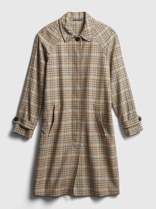 Image number 6 showing, Plaid Wool Coat