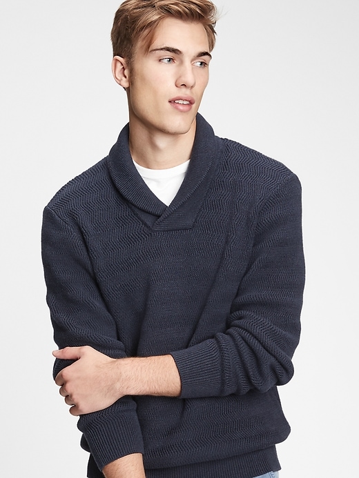 Image number 7 showing, Shawl Collar Sweater