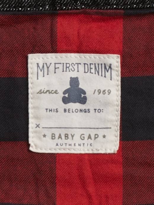 Image number 3 showing, Baby Denim Overalls