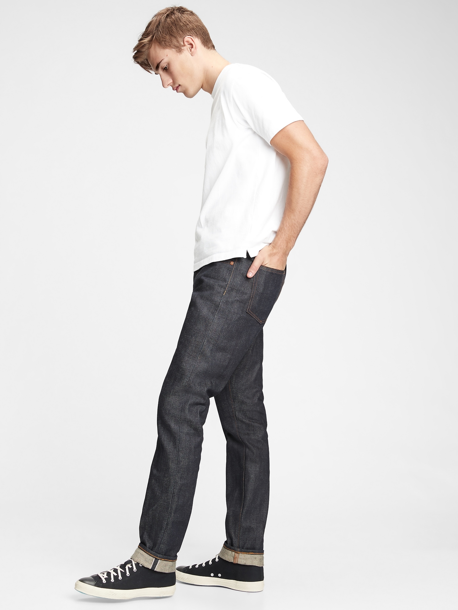 Selvedge Slim Jeans Gap