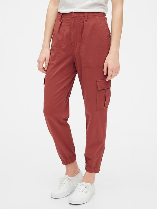 View large product image 1 of 1. Cargo Utility Joggers in TENCEL&#153 Lyocell