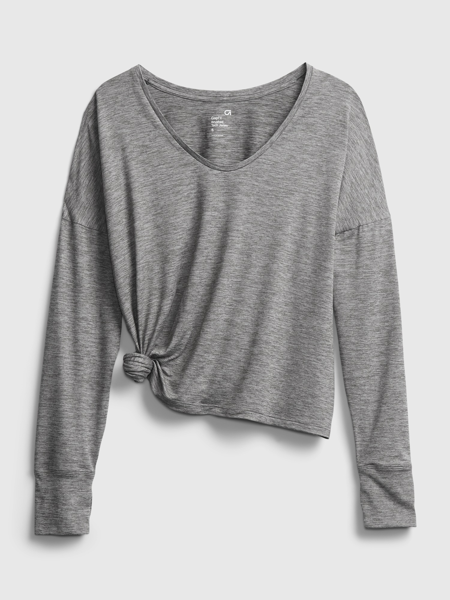 gapfit brushed tech jersey
