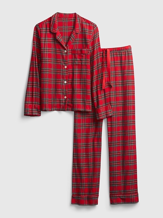 View large product image 2 of 2. Adult Flannel PJ Set