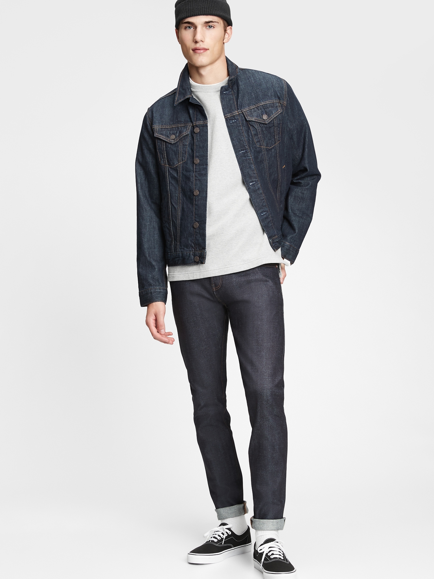 gap skinny selvedge