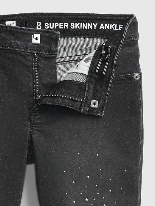 Image number 4 showing, Kids Super Skinny Ankle Jeans with Stretch