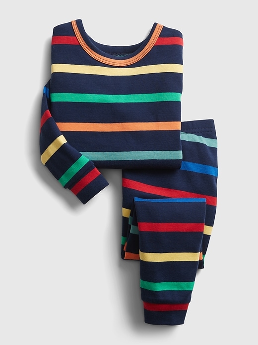 Image number 1 showing, babyGap Happy Stripe PJ Set