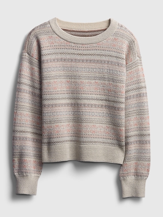 Image number 1 showing, Kids Fair Isle Stripe Sweater