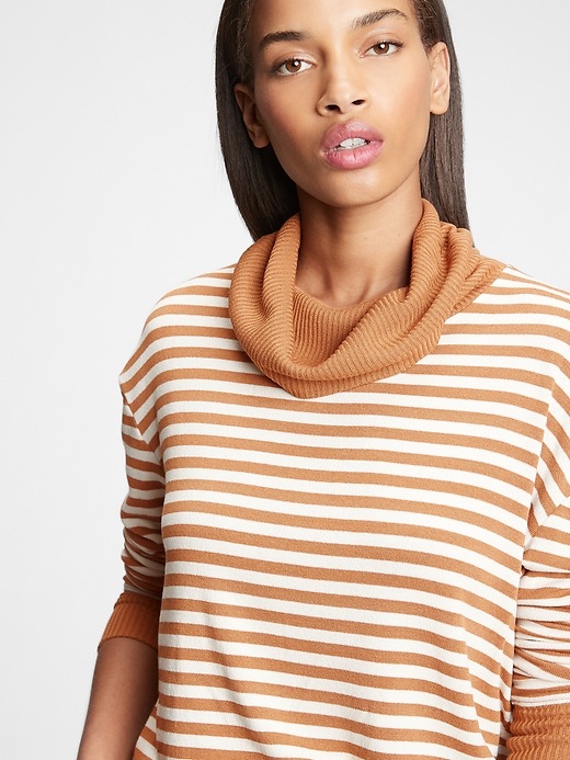 Image number 9 showing, Softspun Cowl-Neck Top