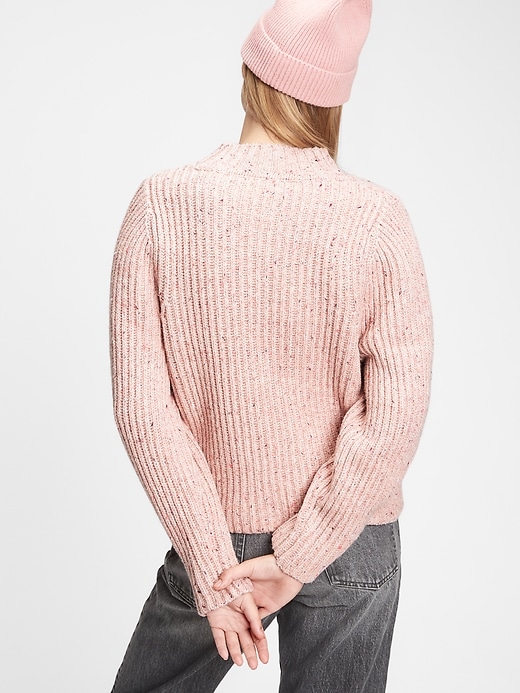 Image number 2 showing, Ribbed Mockneck Sweater