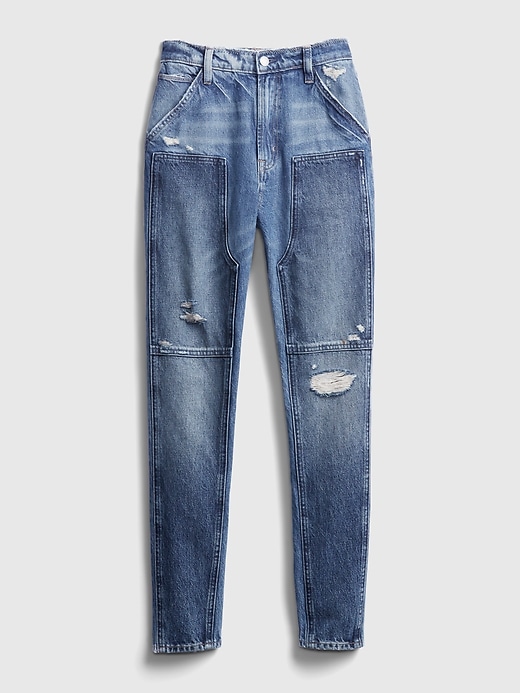 Image number 8 showing, Workforce Collection High Rise Distressed Jeans