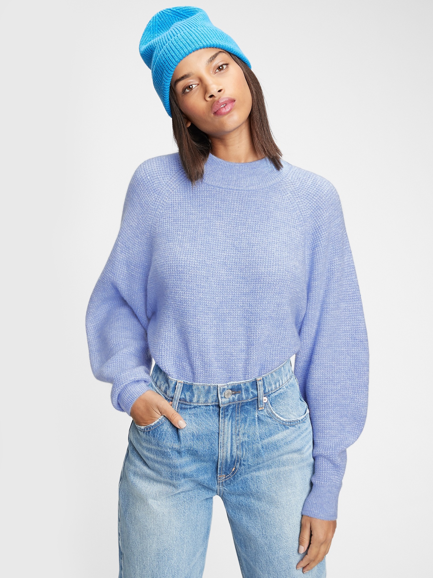 gap mock neck sweater