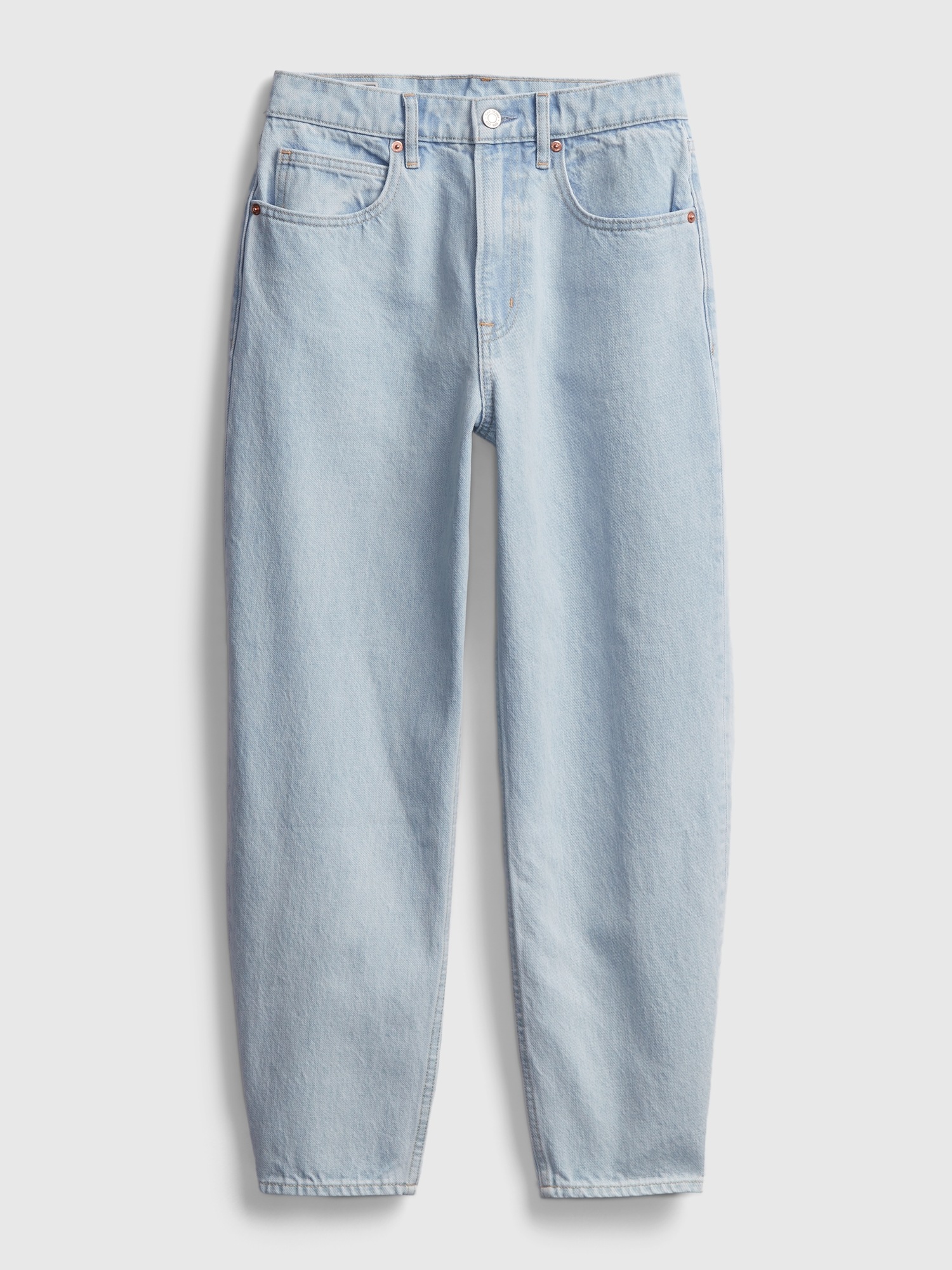 gap barrel jeans high rise