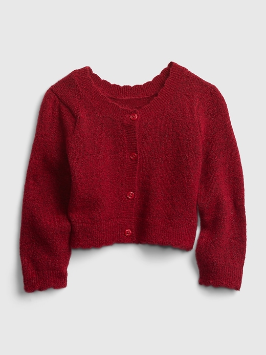 Image number 1 showing, Baby Scalloped Cardigan