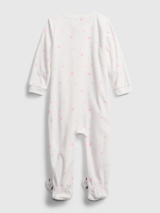 2 of 8 showing, with the color ivory frost of product Baby Unicorn One-Piece