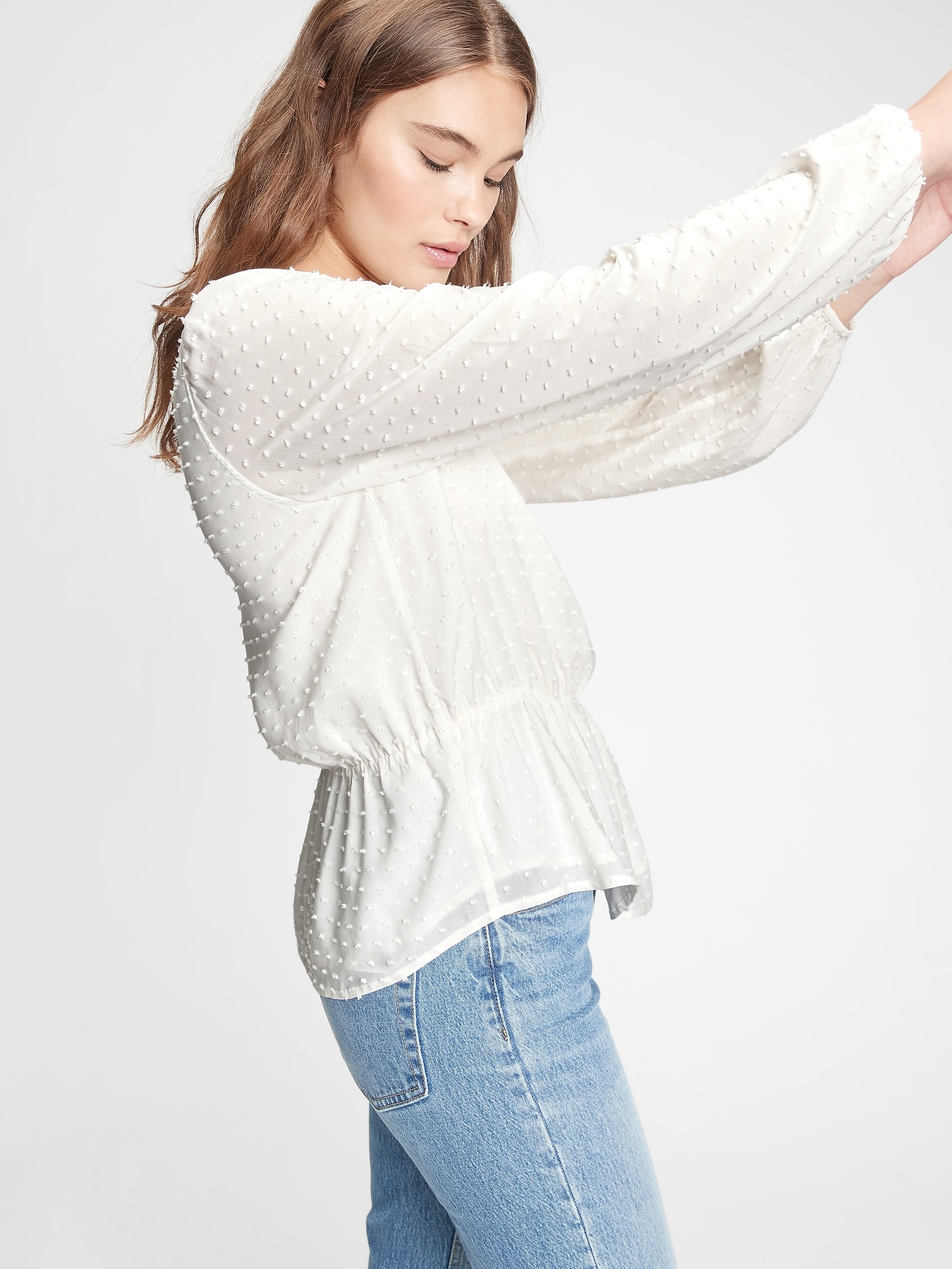 gap peplum top