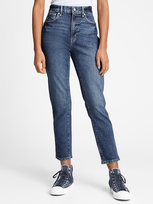 Gap High Rise Cigarette Jeans With Washwell