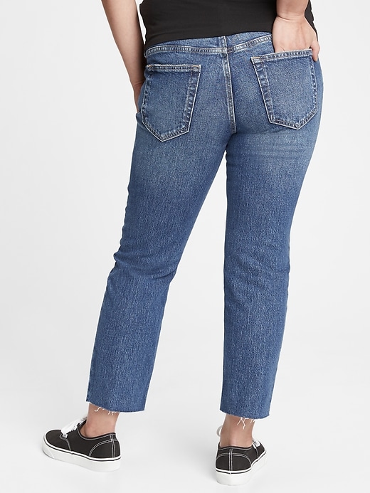 Image number 2 showing, Maternity True Waistband Cheeky Straight Jeans With Washwell&#153 