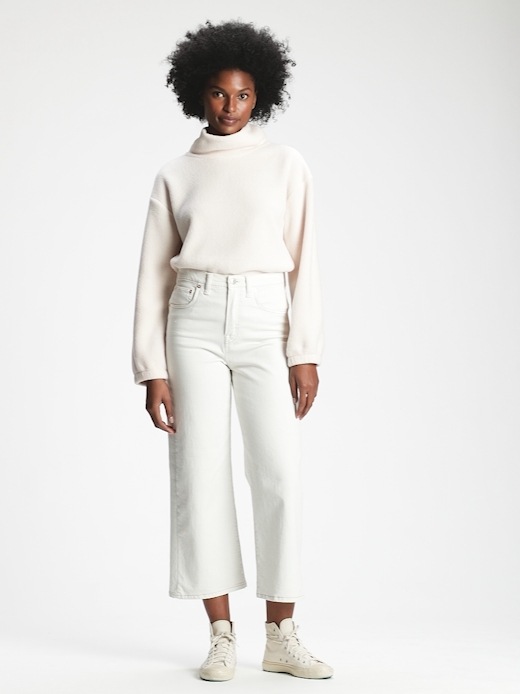 gap fleece turtleneck