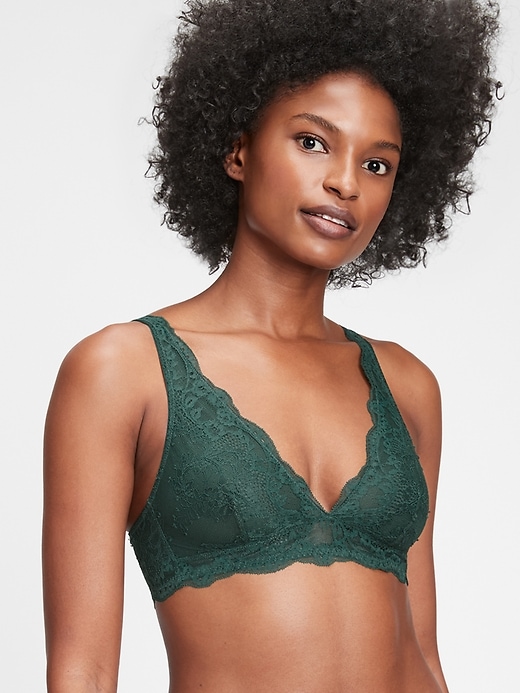 Image number 5 showing, Lace Plunge Bralette