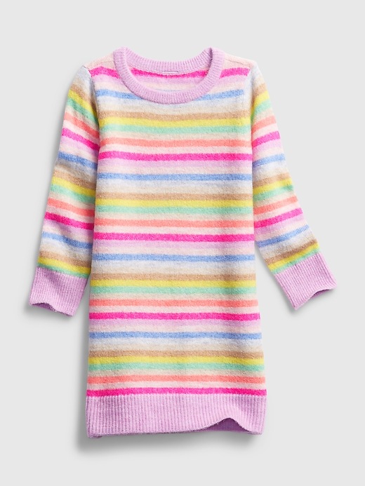 Image number 1 showing, Toddler Happy Stripe Dress