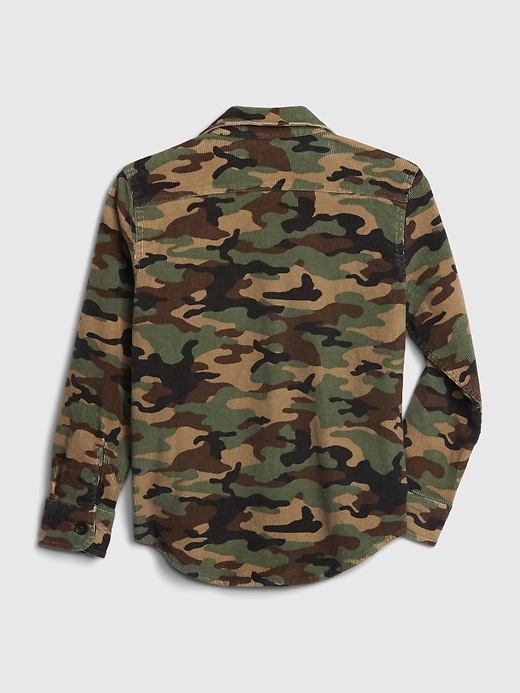 Image number 3 showing, Kids Camo Cord Chore Jacket