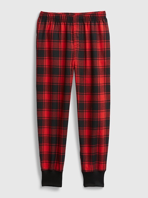 Image number 1 showing, Kids Flannel Pull-On Joggers