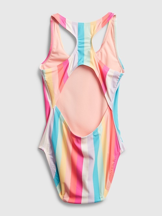 Image number 2 showing, Kids Striped Swim One-Piece