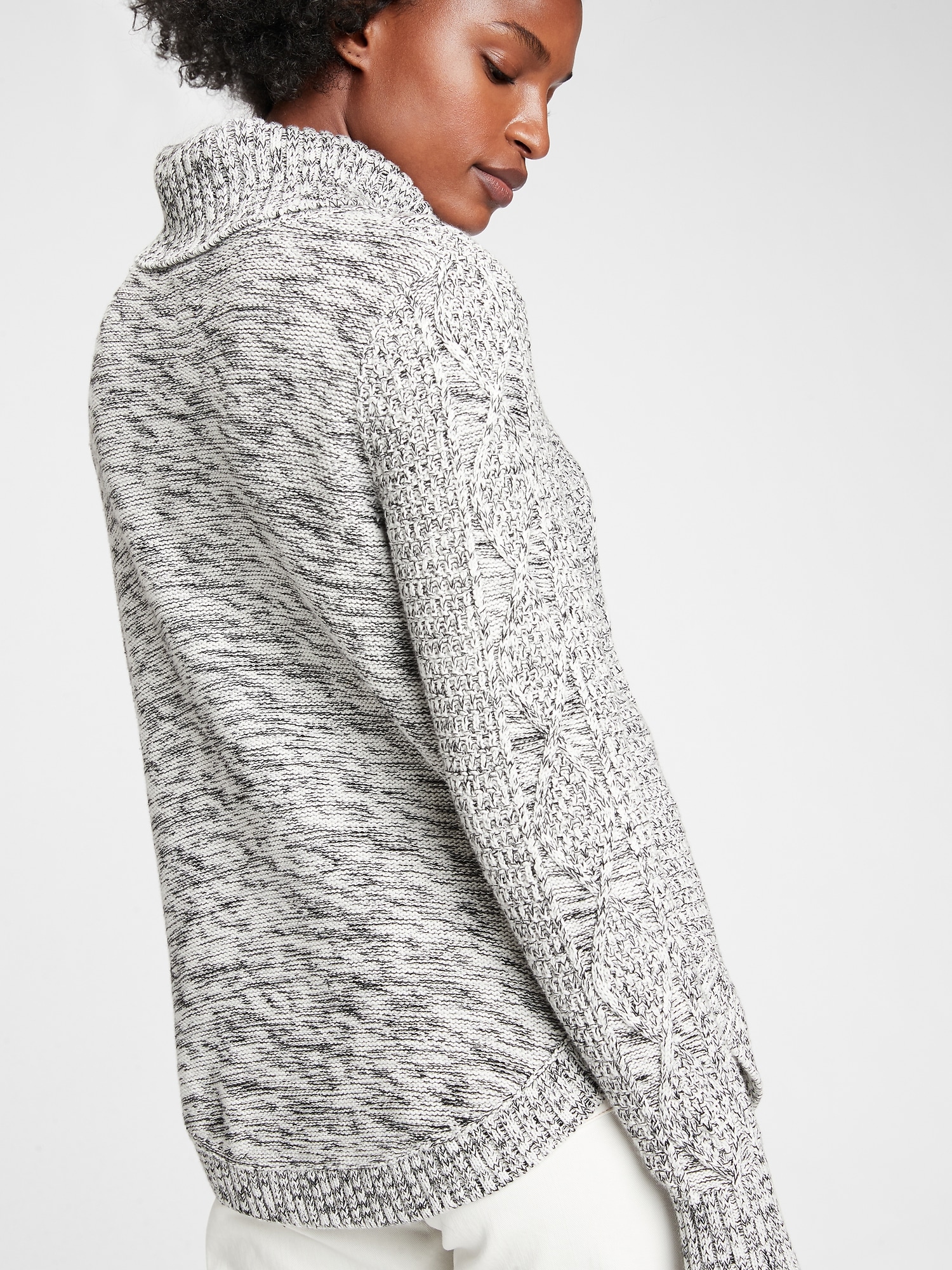 gap cable knit turtleneck sweater