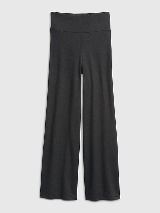 【ギフ_包装】 GapFit Brushed Tech Jersey Wide-Leg Pants | Gap パンツ