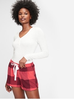 Inadays Pajama Shorts for Women Cotton Striped Shorts Women Lounge Shorts