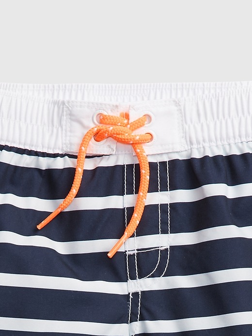 Image number 3 showing, Toddler Stripe Swim Trunks